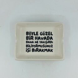 BÖYLE GÜZEL HAVADA İSTİFA-DİKDÖRTGEN KÜLLÜK - TRANSPARAN GÖVDE - 