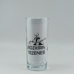 BOZKIRIN TEZENESİ-RAKI BARDAĞI - ŞEFFAF - 