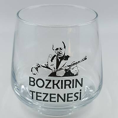BOZKIRIN TEZENESİ-VİSKİ BARDAĞI - ŞEFFAF - 1