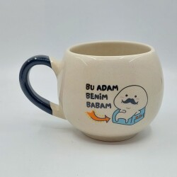 BU ADAM BENİM BABAM - BALON KUPA - SİYAH SAP - 