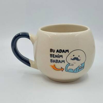 BU ADAM BENİM BABAM - BALON KUPA - SİYAH SAP - 1
