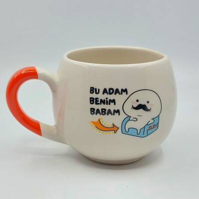 BU ADAM BENİM BABAM - BALON KUPA - TURUNCU SAP - 1