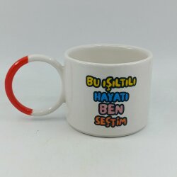 BU IŞILTILI HAYATI BEN SEÇTİM-O KUPA - TURUNCU SAP - 