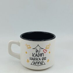 BU KADIN HARİKA BİR ANNE-VENUS KUPA - SİYAH İÇ - 