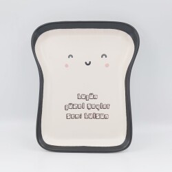 BUGÜN GÜZEL ŞEYLER SENİ BULSUN-NOVA TOST TABAĞI - TRANSPARAN GÖVDE - 