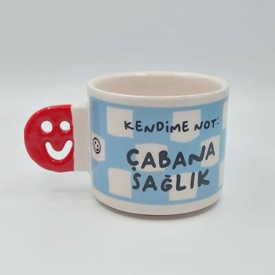 ÇABANA SAĞLIK-SMİLE KUPA - KIRMIZI SAP - 1
