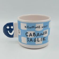ÇABANA SAĞLIK-SMİLE KUPA - KOBALT SAP - 