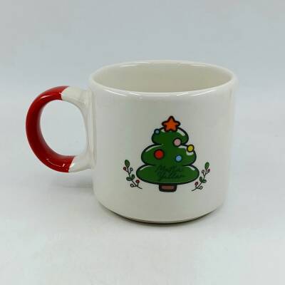 ÇAM AĞACI MUTLU YILLAR-D KUPA - KIRMIZI SAP - 1