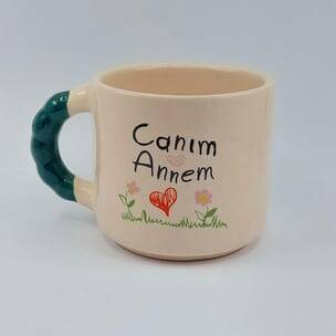 CANIM ANNEM - BONCUK KUPA - YEŞİL SAP - 1