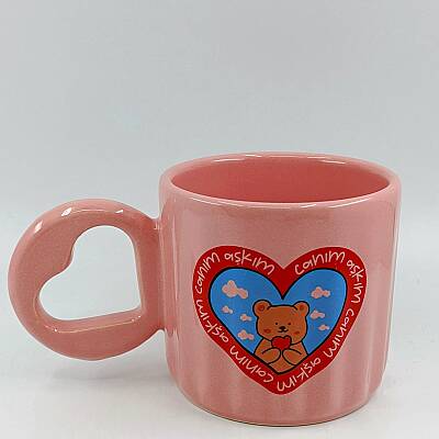 CANIM AŞKIM-EROS KUPA - PEMBE SAP PEMBE GÖVDE - 1