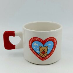 CANIM AŞKIM-KALP KUPA - KIRMIZI SAP - 