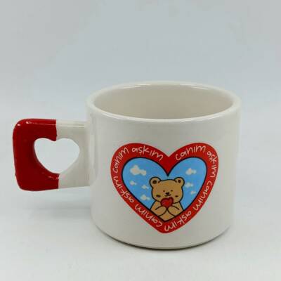 CANIM AŞKIM-KALP KUPA - KIRMIZI SAP - 1