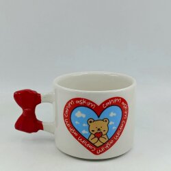 CANIM AŞKIM-KURDELE KUPA - KIRMIZI SAP - 