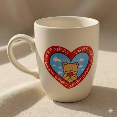 CANIM AŞKIM-OVAL KUPA - TRANSPARAN SAP - 1