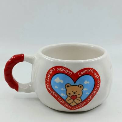 CANIM AŞKIM-TONTİK KUPA - KIRMIZI SAP - 1