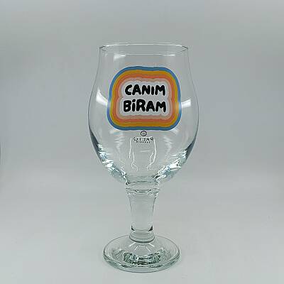 CANIM BİRAM-CAM BİRA BARDAĞI - ŞEFFAF - 1