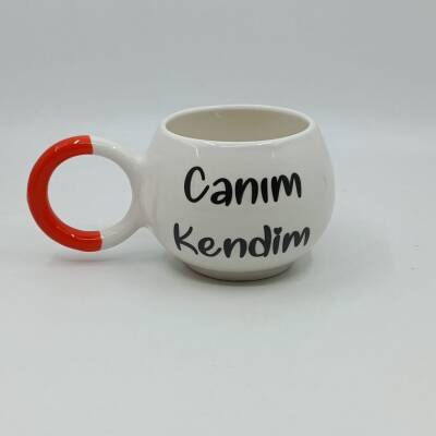 CANIM KENDİM - BALONCUK KUPA - TURUNCU SAP - 1