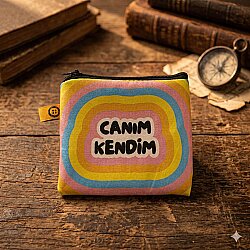CANIM KENDİM RENKLİ-BOZUK PARA CÜZDANI - TEKLİ - 