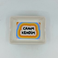 CANIM KENDİM RENKLİ-DİKDÖRTGEN KÜLLÜK - TRANSPARAN GÖVDE - 