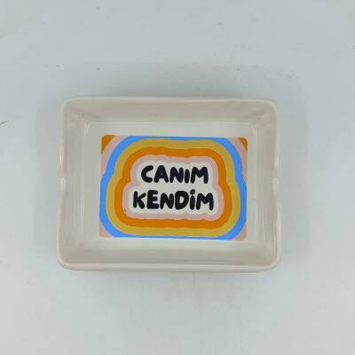 CANIM KENDİM RENKLİ-DİKDÖRTGEN KÜLLÜK - TRANSPARAN GÖVDE - 1