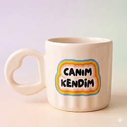 CANIM KENDİM RENKLİ-EROS KUPA - TRANSPARAN SAP TRANSPARAN GÖVDE - 