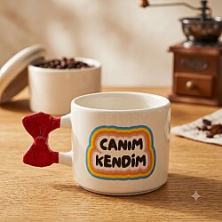 CANIM KENDİM RENKLİ-KURDELE KUPA - KIRMIZI SAP - 