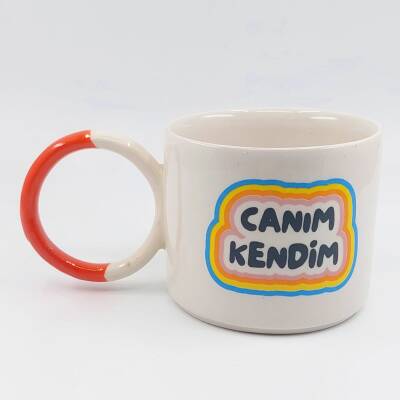CANIM KENDİM RENKLİ - O KUPA - TURUNCU SAP - 1