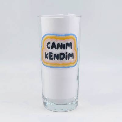 CANIM KENDİM RENKLİ-RAKI BARDAĞI - ŞEFFAF - 1