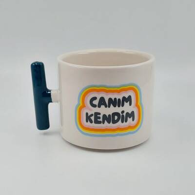 CANIM KENDİM RENKLİ - T KUPA - YEŞİL SAP - 1