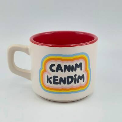 CANIM KENDİM RENKLİ - VENUS KUPA - KIRMIZI İÇ - 1