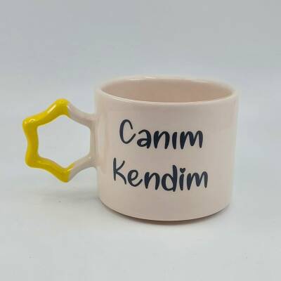 CANIM KENDİM-YILDIZ KUPA - SARI SAP - 1