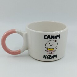 CANIM KIZIM-DÜĞÜM KUPA - PEMBE SAP - 