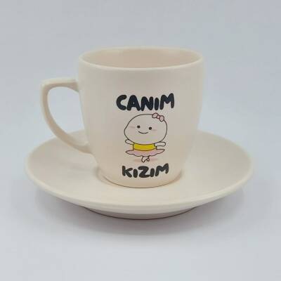 CANIM KIZIM-KLASİK TÜRK KAHVESİ FİNCANI - TRANSPARAN - 1