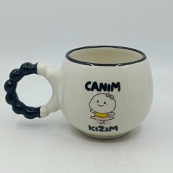 CANIM KIZIM-PUF KUPA - SİYAH SAP SİYAH TURNET - 