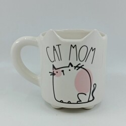 CAT MOM-KEDİ KUPA - TRANSPARAN SAP - 