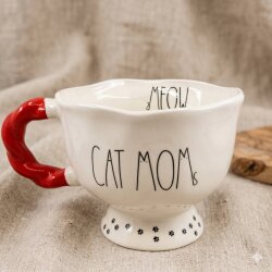 CAT MOM - SET-BALERİN KUPA - KIRMIZI SAP - 