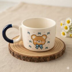 CENTİLMEN AYI-DÜĞÜM KUPA - KOBALT SAP - 