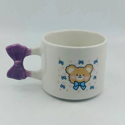 CENTİLMEN AYI-KURDELE KUPA - MOR SAP - 1