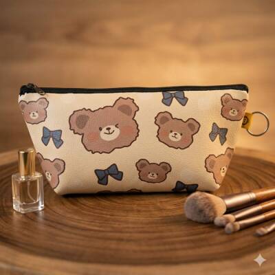 CENTİLMEN AYI-MAKYAJ ÇANTASI - TEKLİ - 1