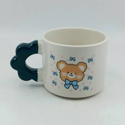 CENTİLMEN AYI-PAPATYA KUPA - YEŞİL SAP - 1