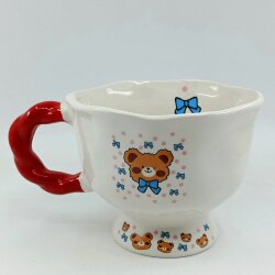 CENTİLMEN AYI-SET-BALERİN KUPA - KIRMIZI SAP - 