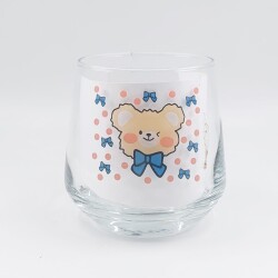 CENTİLMEN AYI-VİSKİ BARDAĞI - ŞEFFAF - 