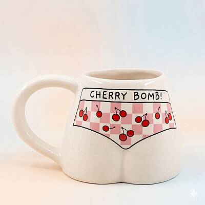 CHERRY BOMB BİKİNİ-POPO KUPA - TRANSPARAN - 1