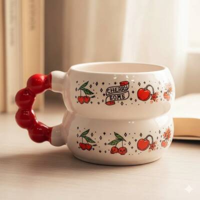 CHERRY BOMB-HARMONİ KUPA - KIRMIZI SAP - 1