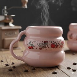 CHERRY BOMB-KOVAN KUPA - PEMBE SAP PEMBE GÖVDE - 