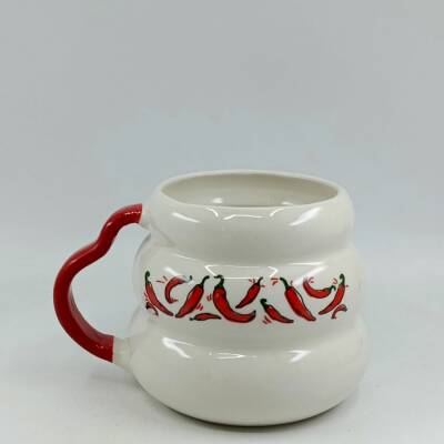 CHİLİ PEPPER-KOVAN KUPA - KIRMIZI SAP - 1