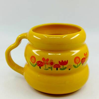 ÇİÇEK MANTAR-KOVAN KUPA - SARI SAP SARI GÖVDE - 1