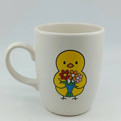 ÇİÇEK TUTAN CİVCİV-OVAL KUPA - TRANSPARAN SAP - 1