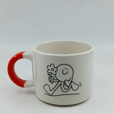 ÇİÇEK TUTAN GÜLEN YÜZ-D KUPA - TURUNCU SAP - 1