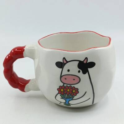 ÇİÇEK TUTAN İNEK-NİVA KUPA - KIRMIZI SAP KIRMIZI TURNET - 1